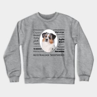 Australian Shepherd Traits Crewneck Sweatshirt